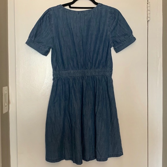 Madewell Denim Daylily Dress- size 2 - Picture 5 of 8